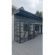 8ft long x 3ft wide x 7.5" tall Catio / Cat lean to